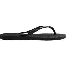 Sort havaianas slim Havaianas Slim Logo - Black/White