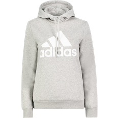 Adidas Essentials Hoodie Medium Grey Heather/White Female