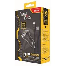Car charger Steelplay Car Charger X2 USB Ports (Switch)