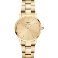 Kulta Rannekellot Daniel Wellington DW Watch Iconic Link Unitone 28mm Gold