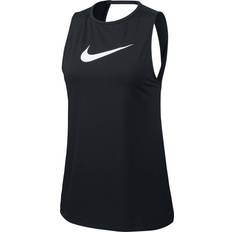 Mesh Toppe Nike Pro Swoosh Tank Women - Black/White