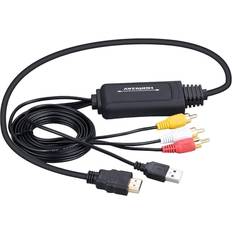 Rca till hdmi INF HDMI-RCA / USB 2m