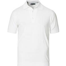 Adrian Slim Fit Sea Island Polo Shirt - White