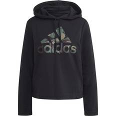 Adidas womens hoodie adidas Women's Essentials Camouflage Logo Hoodie - Black