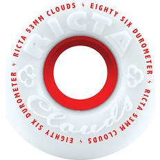 86A Pyörät Ricta Clouds 86A 53mm Renkaat valkoinen white/red