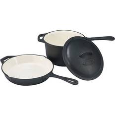 Bon-Fire Enamel Set med lock 2 delar