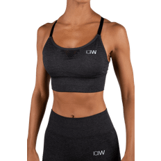 ICANIWILL Dynamic Seamless Sports Bra - Dk Grey Melange