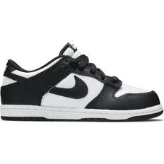 Textile Trainers Children's Shoes Nike Dunk Low PS - White/White/Black