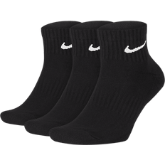 Everyday Cushioned Training Ankle Socks 3-pack - Black/White