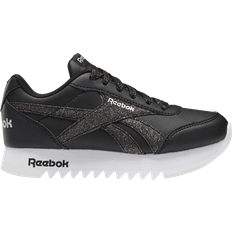 Reebok Girl's Royal Classic Jogger 2 Platform - Black/White/Silver Metallic