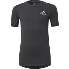 Adidas Techfit T-shirt Kids - Black/Reflective Silver