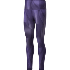 Reebok lux high rise tights Reebok Lux Bold High-Rise Vector Block Tights Women - Dark Orchid