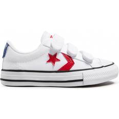 Converse low blue Barnskor Converse Varsity Canvas Easy-On Star Player Low Top - White/University Red/Blue