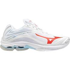 Textile - Women Volleyball Shoes Mizuno Wave Lightning Z6 W - White/Ignitionr/Bluebell