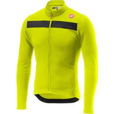 Clothing Castelli Puro 3 Jersey FZ Men - Yellow Fluo