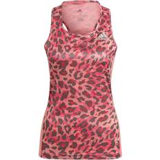 Multifarvet - Træningstøj Toppe adidas Fast Graphic Tank Top Women - Hazy Rose/Multicolor