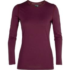 Icebreaker top women Icebreaker Merino 200 Oasis Long Sleeve Thermal Top Women - Brazilwood