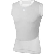 3XL Base Layer Tops Sportful Bodyfit Sleeveless Baselayer Men - White/White