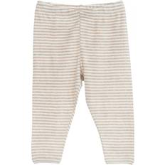 Baby Leggings Stripe - Oat/Offwhite (M105)
