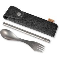 Freezer Safe Cutlery Light My Fire Spork N Straw Kit Fork 2pcs