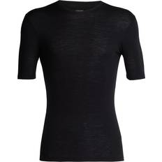 Icebreaker Merino 175 Everyday Short Sleeve Crewe Thermal Top Men - Black