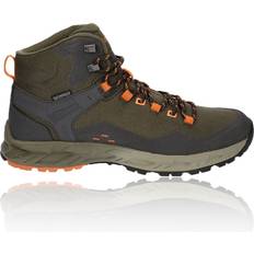 Schnellschnürung Wanderschuhe Hi-Tec Verve Mid M - Khaki/Dk Gray/Orange