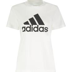 Adidas Women's Loungewear Essentials Logo T-shirt - White/Black