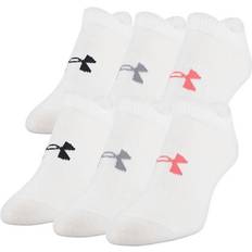 Under Armour Calcetines Under Armour Essentials No Show 6-pack - White