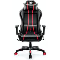 Sedie da gioco Diablo Sedia Gaming X-One 2.0 in Pelle Colore Nero e Rosso