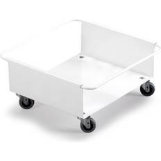 White Accessories Cleaning Equipments Durable Trolley Durabin