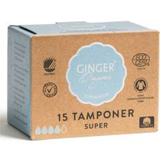 Hygiejneartikler Ginger Organic Tampon Super 15-pak