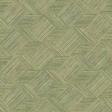 Verde Papeles pintados Gallery Evergreen Papel pintado Wicker Natural verde Noordwand Verde