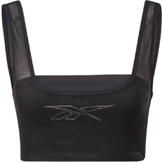 Reebok Studio Mesh Sports Bra - Black