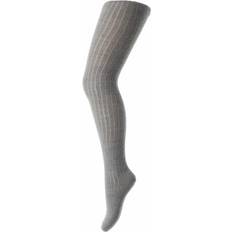 Gutter Strømpebukser mp Denmark Wool Rib Tights - Grey (128-491)