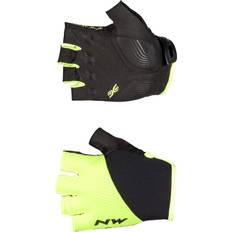 Gelb Handschuhe Northwave Fast Short Finger Gloves Unisex - Yellow Fluo/Black