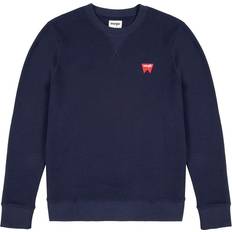 Wrangler Men Jumpers Wrangler Sign Off Sweatshirt - Navy