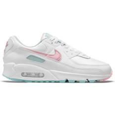 Nike air max 90 dame Nike Air Max 90 W - White/Barely Green/Light Dew/Arctic Punch