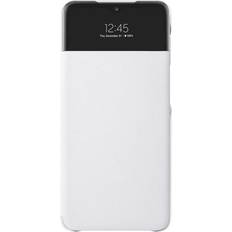 Accessoires de téléphones portables Samsung Smart S View Wallet Cover Étui blanc pour Galaxy A32