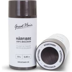 Hårfibre Mørkebrun