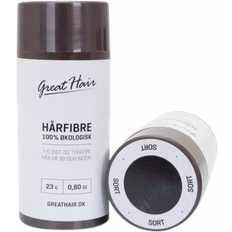 Hårfibre Sort