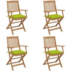 vidaXL 3064643 4-pack Silla de jardín para comedor