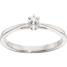 Scrouples Princess Ring - White Gold/Diamond