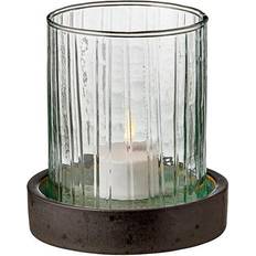 With Lighting Candle Holders Bitz Hurricane Candle Holder 4.3"