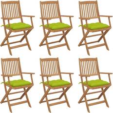 vidaXL 3065487 6-pack Chaise de jardin pour repas