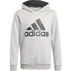 Adidas Kids's Essentials Hoodie - Medium Grey Heather/Black (GN4019)