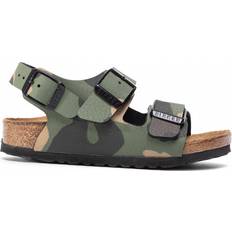 Best Sandals Birkenstock Kid's Milano - Brown/Desert Soil Camo Khaki