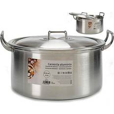 Aluminium Andere Potjes BigBuy Home Aluminium with lid 12.5 L 35 cm