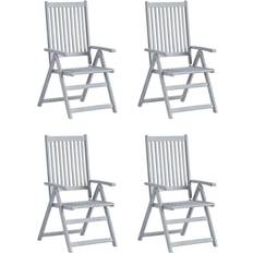 Wood Patio Chairs vidaXL 3065385 4-pack Garden Dining Chair