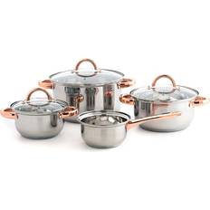 Koppar Set Quid Vanity Stainless Steel Set med lock 4 delar