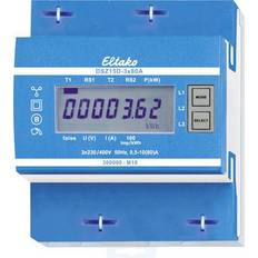 Blu Contatori di Consumo Elettrico Eltako Drehstromzähler DSZ15D-3x80A MID 28380015